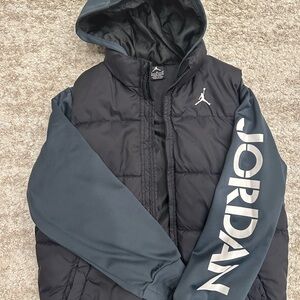 Jordan Black Hooded Jacket